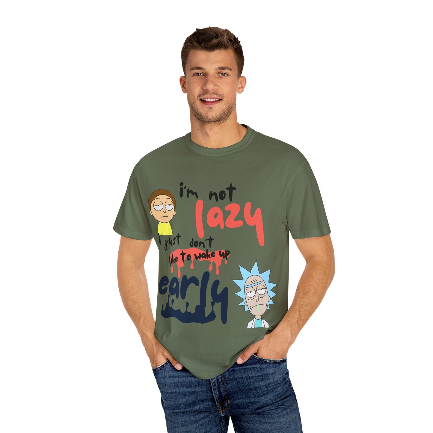 Funny Rick and Morty  'Not Lazy, Just Not a Morning Person'