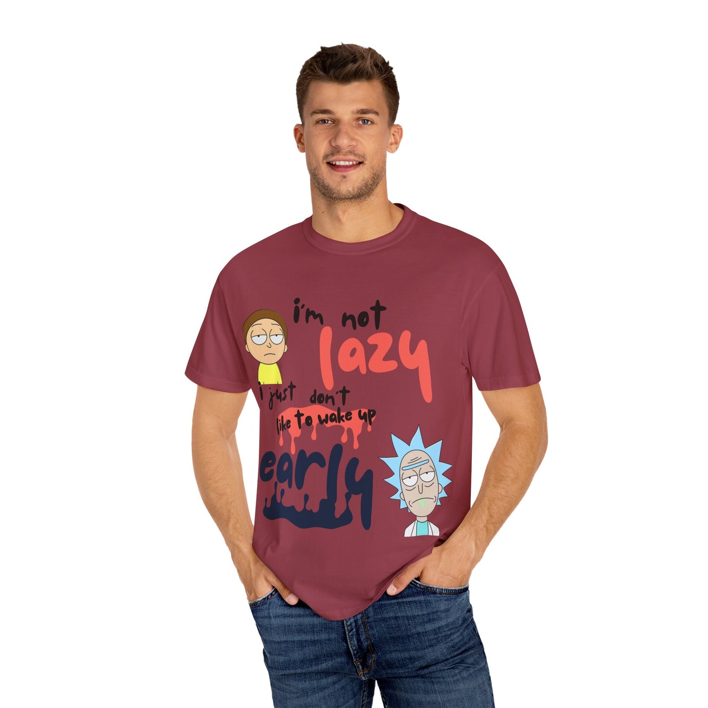 Funny Rick and Morty  'Not Lazy, Just Not a Morning Person'